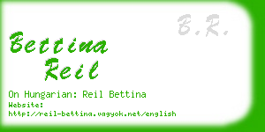 bettina reil business card